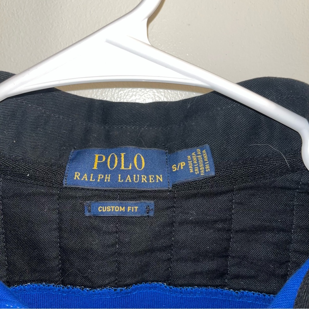 Ralph Lauren Custom Fit Blue Polo Shirt - Picture 3 of 4